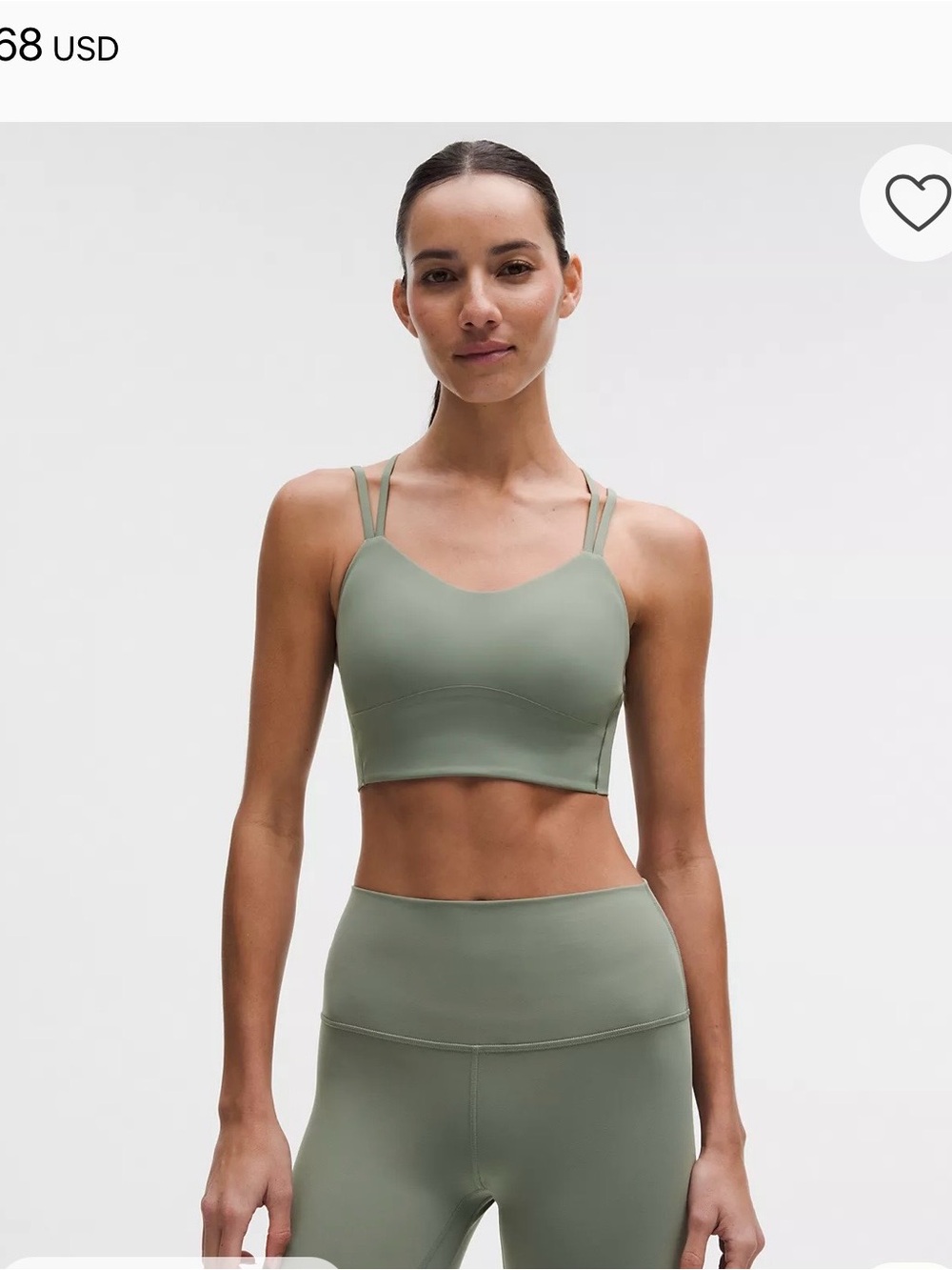 Lululemon Like a Cloud Longline Bra
Light Support, B/C Cup
